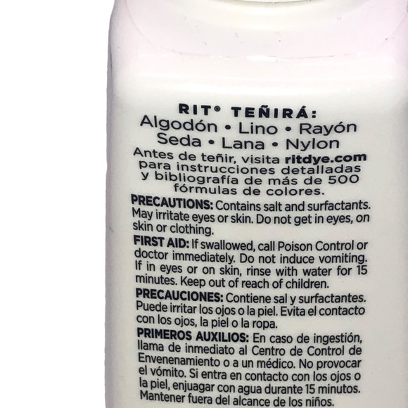 New Sealed Rit All Purpose Liquid Dye Navy Blue 8.0 Fl Oz 236mL - Picture 4 of 5